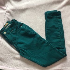 Teal Areopostale High-Waisted Jeggings